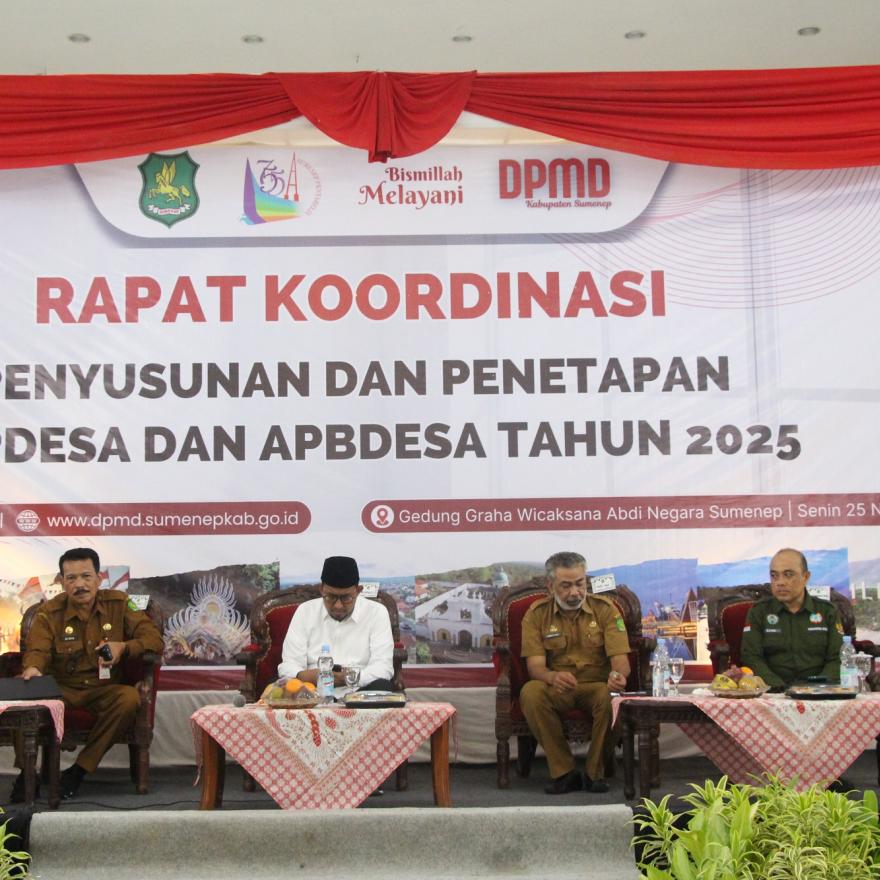 Rapat Koordinasi Penyusunan dan Penetapan RKPDesa dan APBDesa Tahun 2025